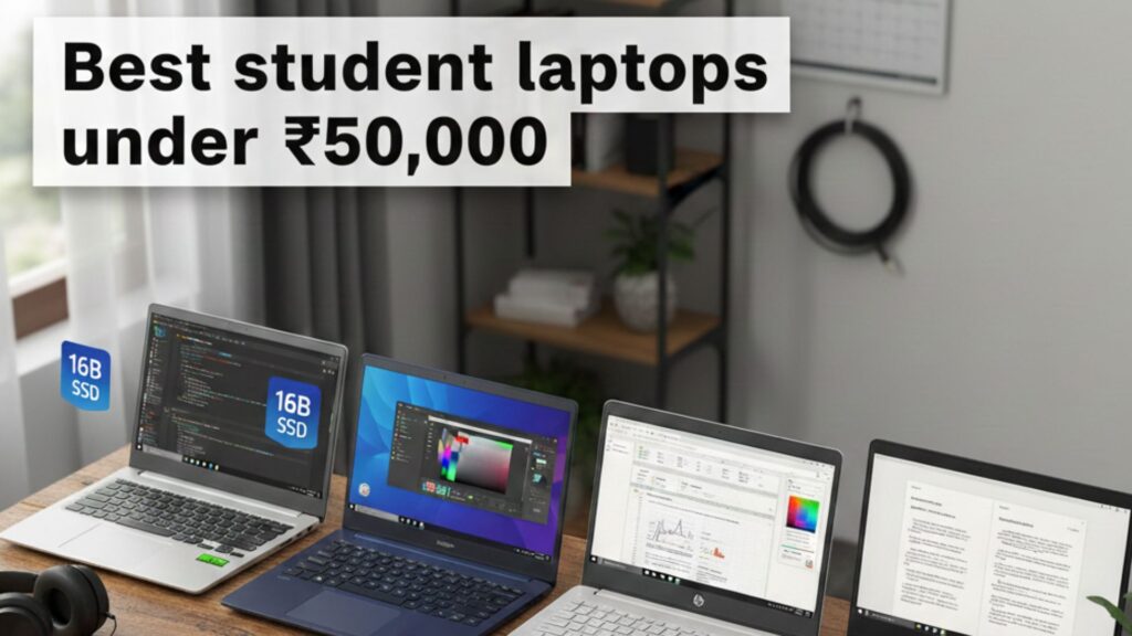 Best Student Laptops Under ₹50,000
